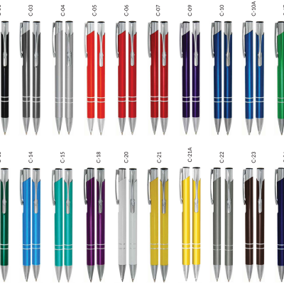 kolory długopisów
