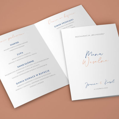 Menu_weselne_personalizowane_koralowe_koral_granatowe_druk24h