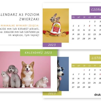 kalendarze_2023_A3_Zwierzaki_druk24h.pl
