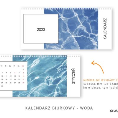 kalendarze_2023_Biurkowy_Woda_druk24h.pl