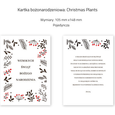 kartki_świąteczne_druk24h.pl_Christmas_Plants_A6_pion